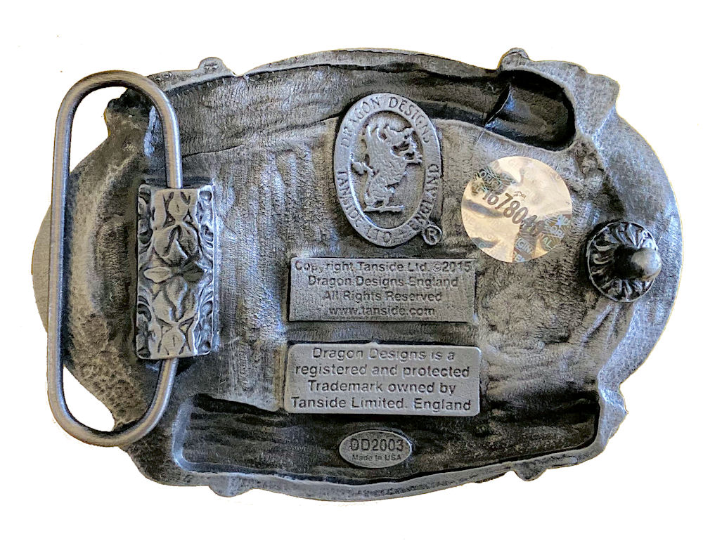 Yorkshire Rose Gods Own Country Belt Buckle